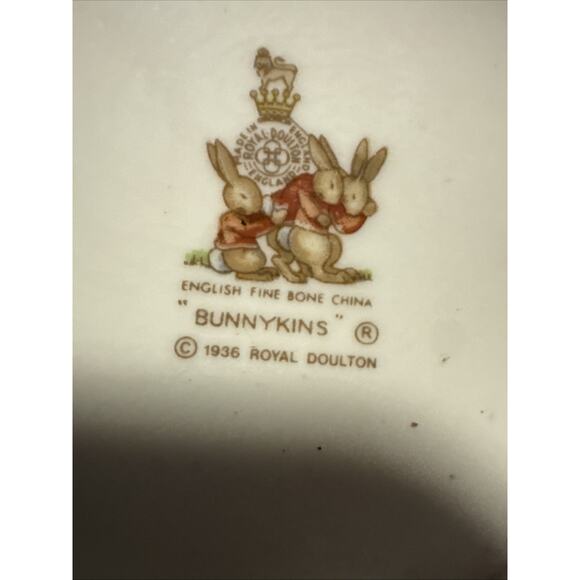 Rare Royal Daultoun 1936 Bunnykins Cup with Blocks - Picture 7 of 7